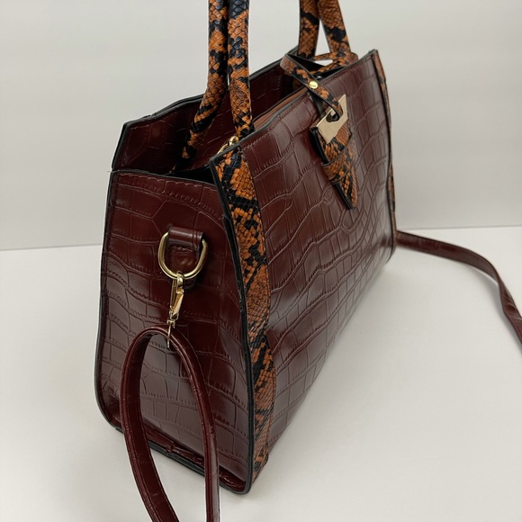 Color Block Shoulder Bag & Wallet - Picture 3 of 5